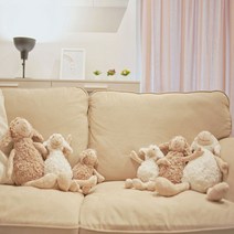 극세사 삐삐 롱다리 양 (3size/2color)홈데코 인형, 소 - 베이지