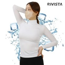 리비스타 여성쿨이너웨어 골프웨어 냉감티셔츠 냉감 자외선차단 언더레이어