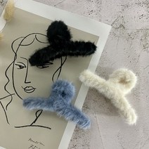 [3개SET] 워더미 꼬임 겨울 올림머리 반머리 집게핀 세트 F253