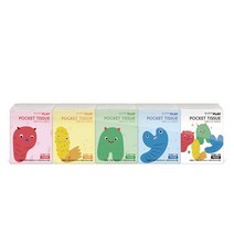 한예지 PLAY 천연펄프 3겹 포켓티슈 10매입 * 10팩, 10입 * 2번들(총 20입)