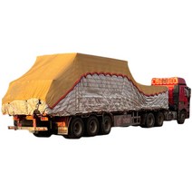 화물차그물망 적재물안전망 덮개 갑바 추락방지 천막 맞춤형 트럭 씰링 네트 방풍 트럭 운송 안전망 로프 풀 페이퍼 네트 특수 화물 네트 커버 타포린, A.7미터 × 17미터(차량의 경우 13미터)