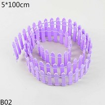 플라스틱강아지집 대형 진돗개 강아지 집 35100cm 미니 작은 울타리 장벽 나무 공예 미니어처 요정 정원 장식 울타리 diy 인형 게이트 장식 쇼케이스 장식, b02-5cm 퍼플