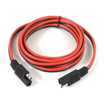 니토무역 SAE 연장 케이블 1m 14AWG 변환 태양 전지 배터리 대용량 고전류 DIY, 1개