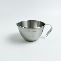 국산 304 스텐 18-8 스테인리스 계량컵 계량 믹싱볼 250ml 500ml 750ml 1200ml