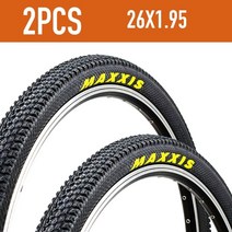 자전거 사이클 타이어 2pcs maxxis 26 262.1 27.51.75 27.51.95 60tpi mtb 산악 261.95 27.52.1 292.1 속도 스틸 와이어, 2개 26x1.95, 철사