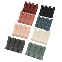 1+1 북유럽풍 고급 실리콘 비누받침대 비누거치대, 버건디2P