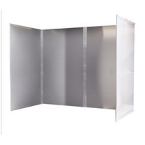 하모니 스테인레스 가스렌지 가림막 가드, 그레이-75X50X80cm