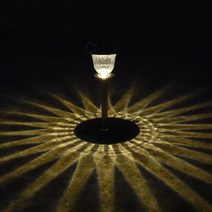 야외 방수 LED 태양열 정원 빌라 건물 외등 가로등, 스포트라이트 4LED 백색광 Type C