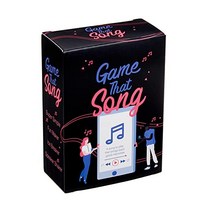 Game That Song 가족 청을 뮤직 카드 게임. 게임의 밤을 있고 중독성 경쟁적인 그룹에 적합합니다!BGSL
