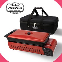 코베아 레드에디션 구이바다 L사이즈 풀세트 휴대용가스렌지 캠핑버너 전골팬 가스그릴