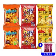 크라운 NEW 카라멜 메이플콘 124g+허니버터칩 100g+카라멜콘 땅콩 125g 3종 묶음행사+사은품증정, 124g, 2세트