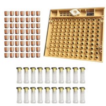 양봉상자 벌꿀채집 채밀 벌집틀 꿀벌 상자 통 120pcs 플라스틱 세포 컵 더 나은 번식 및 여왕 양육 시스템 재배 도구 관리, 재배 상자, 협력사