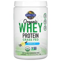 Garden of Life Organic Whey Protein GrassFed Vanilla 13.33 oz (378 g)