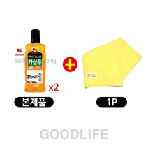 불스원 고농축 카샴푸-530ml 2개 + 극세사타올1p 카워시 세차샴푸 세정제 소낙스, 530ml