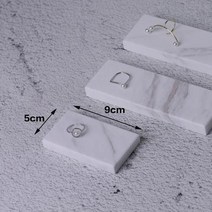 돌그릇 대리석 티코스터 돌도마 돌판접시 무광접시 스톤그릇 스톤플레이트 일식당 감성 카페 창업 인테리어 테이블웨어, 스트립 5x9cm