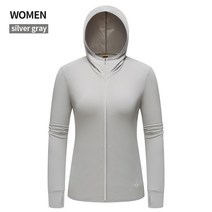 사계절캠핑 긴 소매 자외선 야외 낚시 얇은 해변 여름, 19.women grey - M