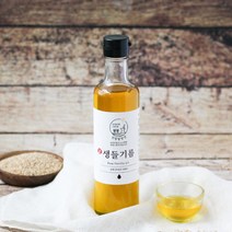 [푸드맛봄] 강원도 원주 국산 들깨로 만든 가정용 생들기름 180ml x 3병, 상세 설명 참조