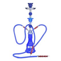 Hookah Set Shisha Water Pipe 2 Hoses Party Supply for Man Time 흡연 액세서리 Narguile Complete, 05 E