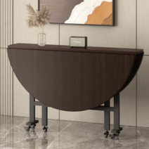 확장형 식탁 접이식 원형 1200 1500 1800 대형 테이블, 1.8m 화이트 3단 접이식 테이블