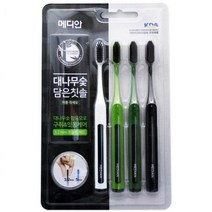 USF896461메디안 대나무숯 담은 칫솔-이중미세모 4입, 1