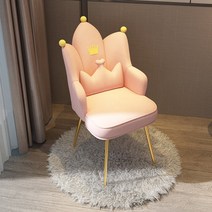 벨벳 여왕 퀸 의자 디자인 체어 왕 특이한 인테리어, 02.핑크 퀸 체어(플란넬)