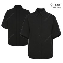 LPGA 엘피지에이 골프웨어 여성 포켓포인트 카라 반팔 셔츠 L232WB706P