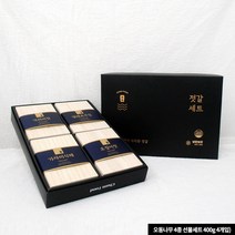찬예찬 4종젓갈선물세트 오동나무 청정 동해안 속초, 400g, 1개, 1.백명란젓 2.오징어젓 3.씨앗젓갈 4.낙지젓