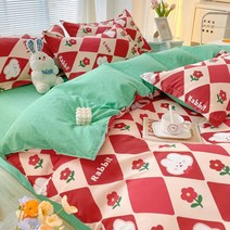 사계절 다양한 체크 이불커버 베개커버 아이방 공주방 침실 침구세트 싱글 퀸