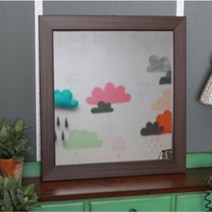 금장거울 골드거울 베네치아거울, 월넛