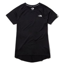 노스페이스화이트라벨 여성 빅토리 아이스 반팔 라운드티 NT7UL30J_BLK