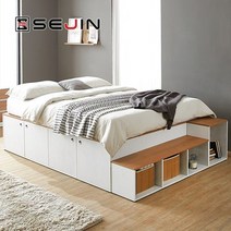 가넷 평상 벙커수납침대+본넬매트리스SS, 그레이