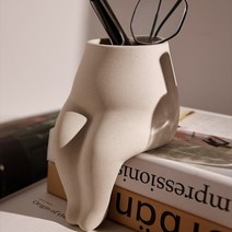 인테리어장식 홈데코 인체 도자기 세라믹 오브제 화병, 2.TYPE2 14.5*10CM