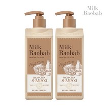 [밀크바오밥] 하이세라 샴푸 500ml 2개, 직접입력1:페어&프리지아