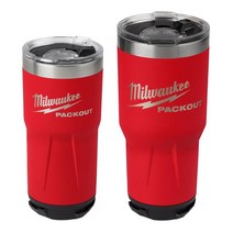 미국 밀워키 팩아웃 텀블러 20oz/30oz Milwaukee PACKOUT Tumbler, 약 590ml - 20oz