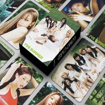 55 개/대 Kpop IVE GIDLE LE serafim ITZY TWICE Kep1er 엔믹스 STAYC Fromis9 MAMAMOO MY GIRL MOMOLAND Cards, 55PCS-4