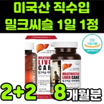 어바틀 미국산 직수입 밀크씨슬 밀크시스 milk thistle 실리마린 silymarin complex 밀크티슬 밀크씨유 시리마린 리버 케어 비타민B군 복합체 직장인 수험생 추천, 4박스(8개월분)