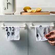 [NATURI] 주방 간편 싱크대 행주 도어 행거 타올걸이커튼 커텐 가리개 가림막 블라인드 거실 창문 N T : 245A4B+1377, NATURE 쿠팡 화이트