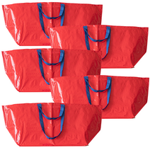 모담 컬러 타포린백, L(유광)-레드 5개