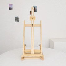 각도조절 탁상 이젤 나무 테이블 거치대 휴대용 그림 받침대