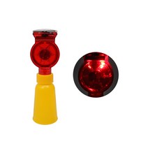 미래안전 SM-614 쏠라 태양광 LED 경고등 점멸등 콘용, 1개