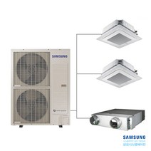 삼성 중소건물용 멀티 냉난방 전열교환기 시스템에어컨 3대 80평