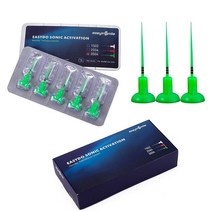 Endo 소닉 액티베이터 엔도 세정기 근관 청소 및 관개용 팁 60개 포함 USA 미국, 60 Green Tips