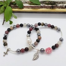 토르말린 원석 팔찌 파워스톤 남여 925 실버