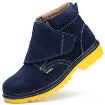 방한화 안전화 작업화 전사이즈 건설 작업 부츠 스틸토 캡 산업용 신발 남성 보안 신발 구멍 방지, 777-블루_45(한국사이즈275mm)