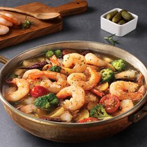 [theEASY] 얼큰 소고기 버섯 전골 (1~2인분), 프레시지 (냉동)감바스알아히요 (300g)