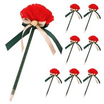 나성 카네이션 볼펜 (8개입) 조화, 레드