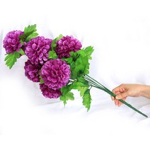 조아트 3+2행사 인테리어조화 꽃 성묘꽃 산소꽃 납골당꽃 40종 모음, 29_7대 대국-퍼플