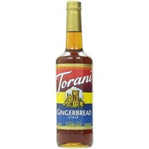 Torani 토라니 커피 시럽 버라이어티 팩, 2 25.4 Fl Oz(1팩), 생강 빵