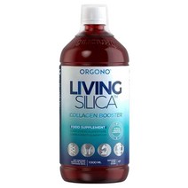 Orgono Living Silica 오르곤리빙실리카콜라겐부스터.비건액상실리콘을 함유한 콜라겐식품 관절 및 근육통에 대한 뼈와 관절보조제.치료기간 67일, 2개