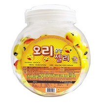 오리 모양 젤리 18g X 50개입 통900g/대용량/러버덕, 오리 모양 젤리 (18g X 50개입)